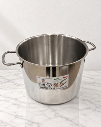 Pentola in Acciaio Inox Nuova - Made in Italy