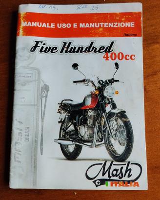 libretto manutenzione mash five hundret
