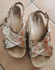 sandali Guess dorati con payette Misura  38