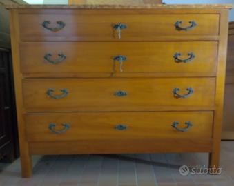 Camera completa, legno ciliegio, prima metà del900