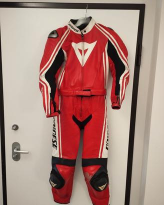  Tuta in pelle dainese 2 pezzi  da donna taglia S