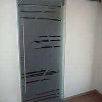 Porta casali vetro temprato nuova