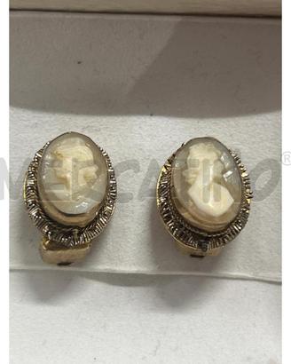 ORECCHINI VINTAGE CAMEO