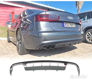 DIFFUSORE PER AUDI A6 C7 16- LOOK S6
