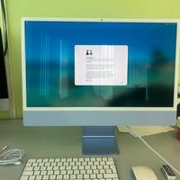 Imac 24 Purple M3/8gb/256gb Garanzia 1 anno