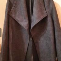 Giacca pelle scamosciata