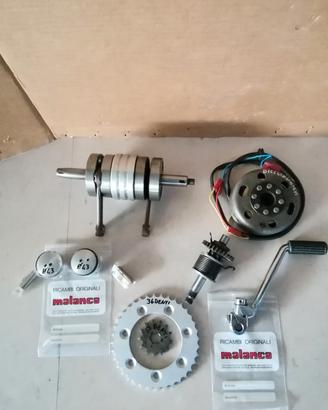 Malanca 125 ricambi nuovi ciclomotor rullo modette