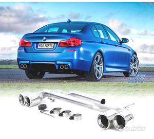 KIT SCARICO CON TERMINALI BMW F10 F11 F12 F13 LOOK
