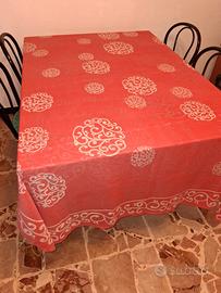 Tovaglia grande rettangolare natalizia in Voile