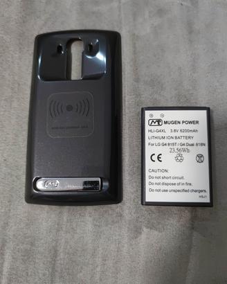 LG G4 batteria potenziata  Mugen Power 6200 mAh