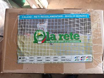 2 Coppie Reti Calcio 11vs11 + 1 rete sfusa