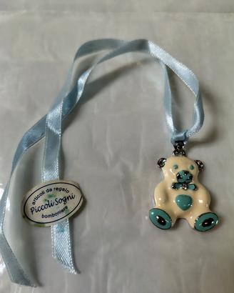 Bomboniera Ciondolo Orsetto "Piccoli Sogni"