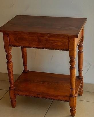 tavolino vecchio piano girevole