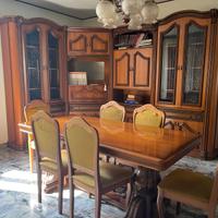 Soggiorno in ciliegio anni '80