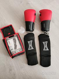 Guanti boxe taglia 8 Parastinchi taglia XXS