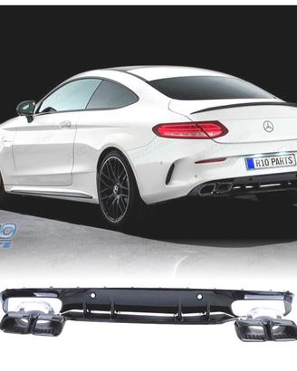 DIFFUSORE MERCEDES CLASSE C C205 COUPÉ 15-18 LOOK 