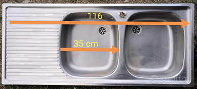Lavandino lavabo doppio