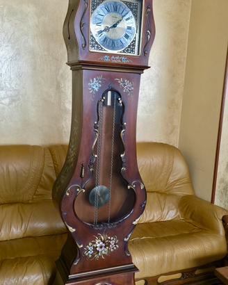 Orologio a pendolo Tempus Fugit Vintage decorato