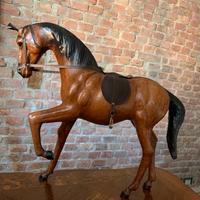 Cavallo in pelle cuoio vintage