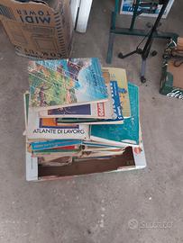 Libri scolastici anni '80 di vario genere