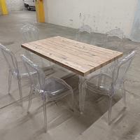 Sedie e tavolo di design