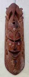 Mascherone tribale legno Africa