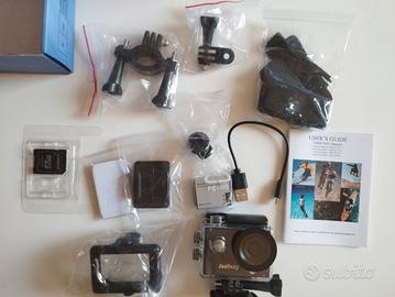 Action Camera completa di tutti accessori + SD