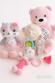 Set Peluche carillon sonori doudou sonagli chicco
