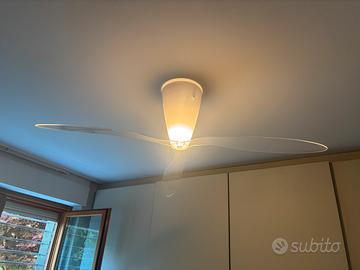 Ventilatore con luce Luceplan