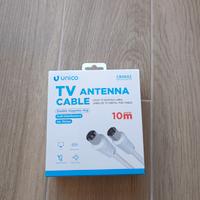 Cavo antenna tv maschio-femmina 10 metri