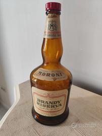 bottiglia brandy con carillon antica anni 40