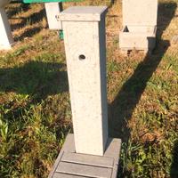 fontana in peperino da giardino