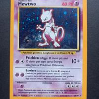 Mewtwo Holo 10/102 Base Set ITA 1999 Swirl Pokemon