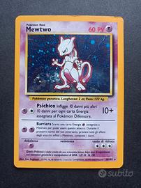 Mewtwo Holo 10/102 Base Set ITA 1999 Swirl Pokemon