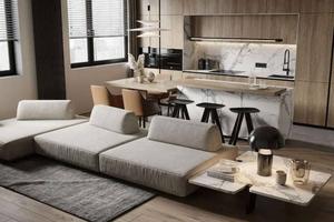 Appartamento di 70 m² con 3 locali e posto auto a 