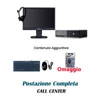 POSTAZIONE COMPLETA CALL - PC E8500 + MONITOR 19" 