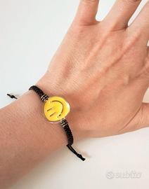 Bracciale smile giallo
