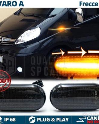 Frecce LED per OPEL VIVARO A Dinamiche NERE Fumè