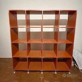 Libreria Endless Shelf in legno MDF (arancione)