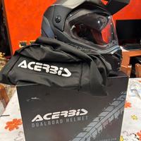 Casco integrale stile cross