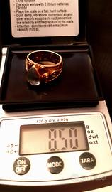Anello in oro massiccio 750/1000