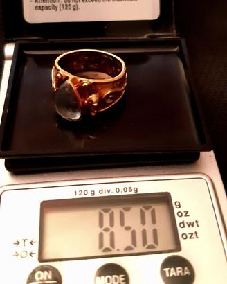 Anello in oro massiccio 750/1000