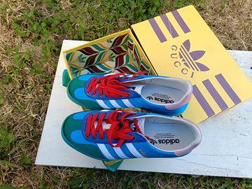 Scarpe Adidas Gazelle per Gucci numero 45