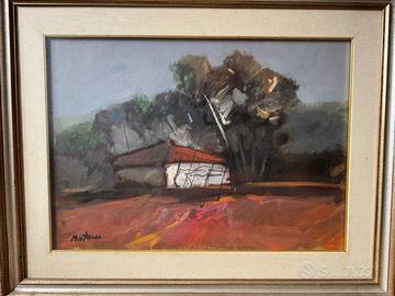 Piero Bertacco - Dipinto olio su tela dim. 50x70cm