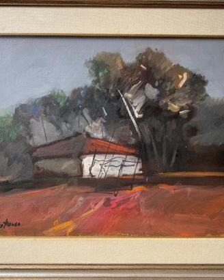 Piero Bertacco - Dipinto olio su tela dim. 50x70cm