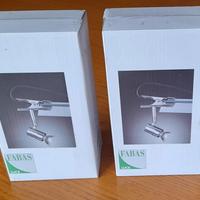 COPPIA LAMPADE CON MORSETTO FABAS - ALICE  -nuove-