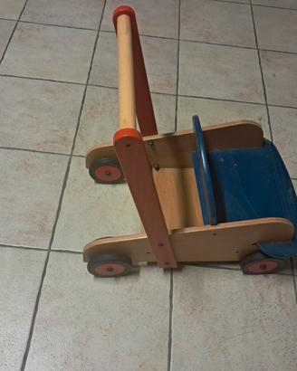 primipassi in legno