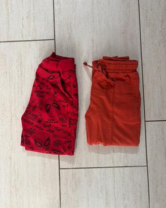 Combo 2 Pantaloni Tuta Bambino 5 Anni