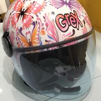 Casco moto bambina