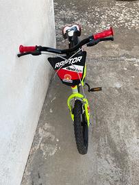 Bicicletta Dino Bikes Raptor 14” con rotelle